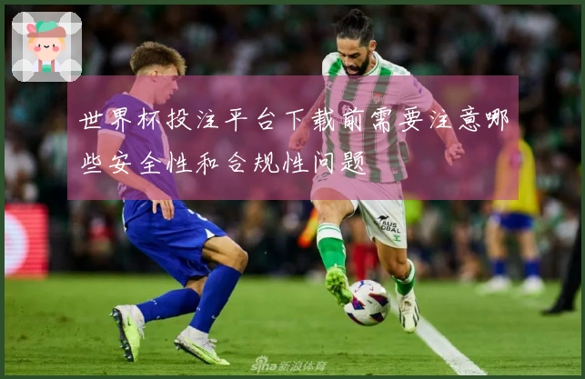 世界杯投注平台下载前需要注意哪些安全性和合规性问题