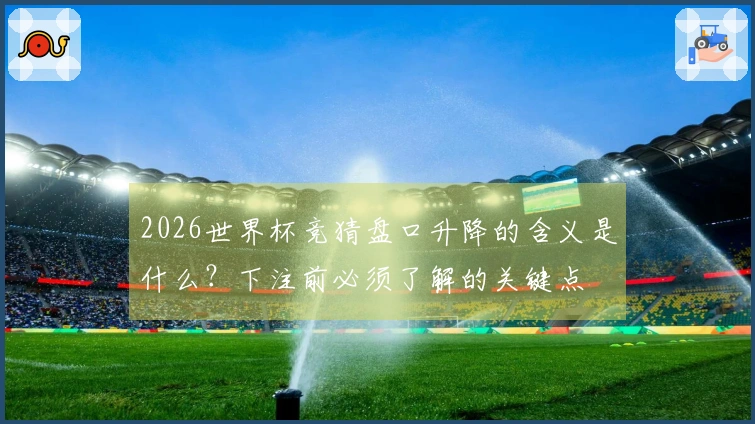 2026世界杯竞猜盘口升降的含义是什么？下注前必须了解的关键点